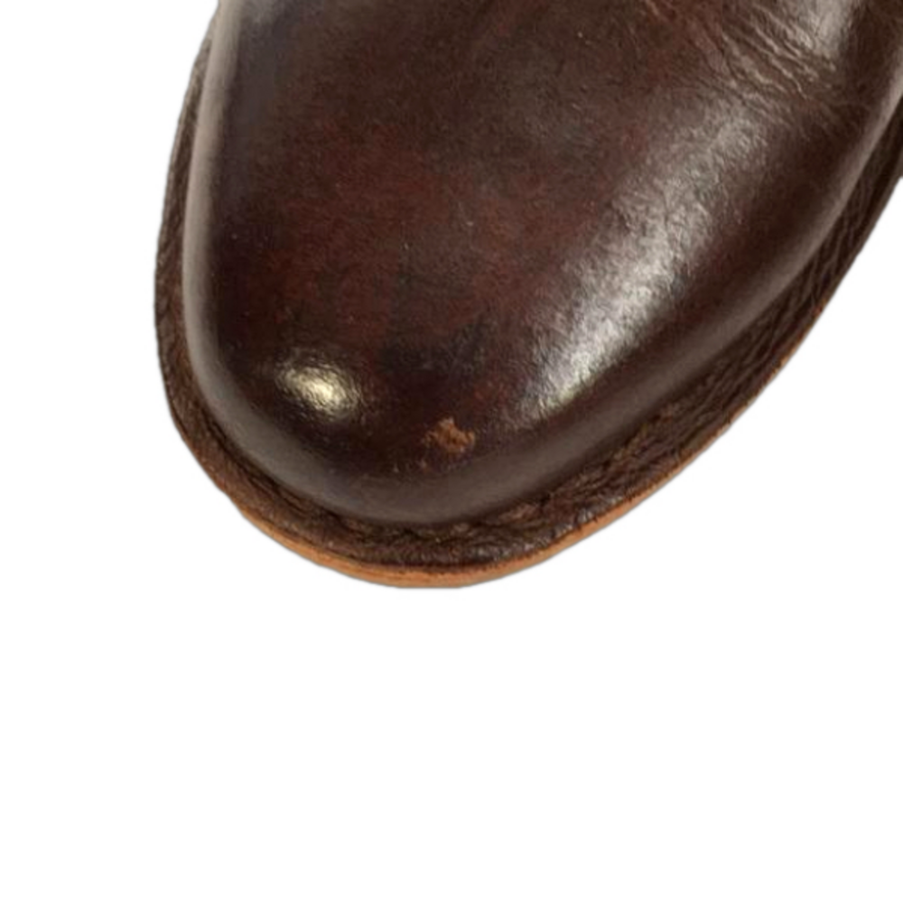 KENNETH COLE NEW YORK Real Deal Crazy Horse Brown Leather Chukka Boots—Boys 11 - Picture 12 of 14